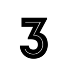 タグ付きの日常で使える英語や数字（個別スタンプ：33）