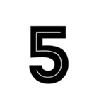 タグ付きの日常で使える英語や数字（個別スタンプ：35）