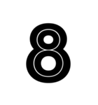 タグ付きの日常で使える英語や数字（個別スタンプ：38）