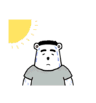 big bear wearing clothes（個別スタンプ：25）
