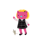 Pink cat, Haru！（個別スタンプ：1）