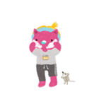 Pink cat, Haru！（個別スタンプ：15）