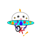 ☆★ふわふわUFO☆★（個別スタンプ：6）