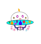 ☆★ふわふわUFO☆★（個別スタンプ：18）