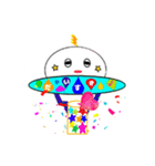 ☆★ふわふわUFO☆★（個別スタンプ：22）