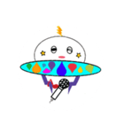 ☆★ふわふわUFO☆★（個別スタンプ：25）