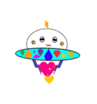 ☆★ふわふわUFO☆★（個別スタンプ：26）