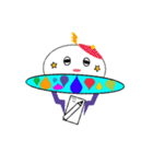 ☆★ふわふわUFO☆★（個別スタンプ：27）