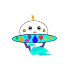 ☆★ふわふわUFO☆★（個別スタンプ：30）