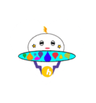 ☆★ふわふわUFO☆★（個別スタンプ：34）