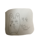 love rabbit rabbit（個別スタンプ：1）