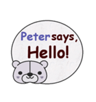 Peter Says（個別スタンプ：1）