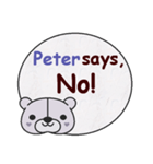 Peter Says（個別スタンプ：3）