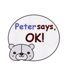 Peter Says（個別スタンプ：4）