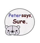 Peter Says（個別スタンプ：5）