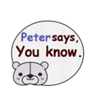 Peter Says（個別スタンプ：7）
