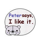 Peter Says（個別スタンプ：8）