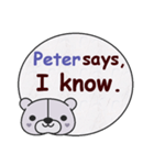 Peter Says（個別スタンプ：15）