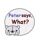 Peter Says（個別スタンプ：16）