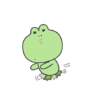 Frog and duck（個別スタンプ：30）