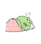 Frog and duck（個別スタンプ：32）