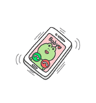 Frog and duck（個別スタンプ：39）