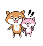 Shiba dogs - for couple（個別スタンプ：4）