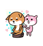 Shiba dogs - for couple（個別スタンプ：9）