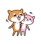 Shiba dogs - for couple（個別スタンプ：16）