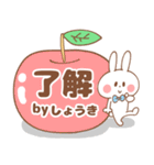 しょうき＊うさぎ（個別スタンプ：16）