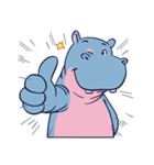 Gembuk the Hippo : Daily Chat（個別スタンプ：8）