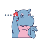 Gembuk the Hippo : Daily Chat（個別スタンプ：21）