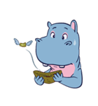 Gembuk the Hippo : Daily Chat（個別スタンプ：23）