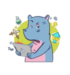 Gembuk the Hippo : Daily Chat（個別スタンプ：34）