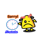 Sorry！ I am late！（個別スタンプ：2）