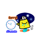 Sorry！ I am late！（個別スタンプ：10）