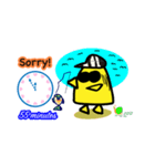 Sorry！ I am late！（個別スタンプ：11）