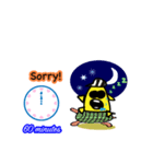 Sorry！ I am late！（個別スタンプ：12）