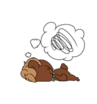 Small house bear's lazy life（個別スタンプ：15）