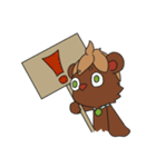 Small house bear's lazy life（個別スタンプ：18）