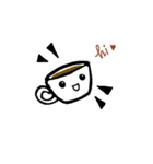 Cutie Coffee Time（個別スタンプ：2）