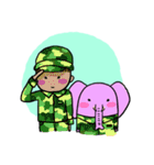 Little Elephant and Me（個別スタンプ：39）