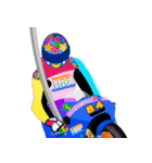 Moto Race Rainbow-colored Riders 84 @04（個別スタンプ：5）