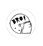 Bro Helmet Bro（個別スタンプ：4）