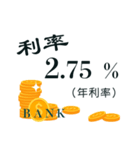 Bank interest rates（個別スタンプ：20）