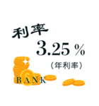 Bank interest rates（個別スタンプ：25）