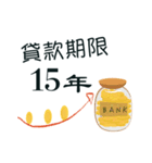 Bank interest rates（個別スタンプ：34）