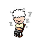 Grandpa is on the street.（個別スタンプ：26）