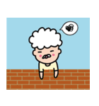 Grandpa is on the street.（個別スタンプ：36）