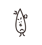 Water drops face（個別スタンプ：23）